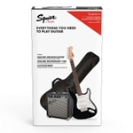 Fender®  Squier Strat Pack w/ Frontman 10G Amp Starter Pack - Black 037-1823-006