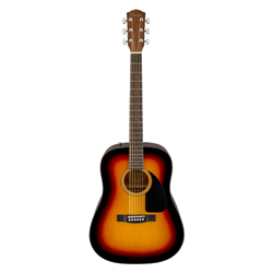 Fender®  CD-60 Steel String Acoustic Guitar w/ Case Starter Pack - Sunburst 097-0110-232