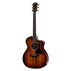 Taylor Guitars  200 Series Grand Auditiorium Koa Deluxe Acoustic/Electric Guitar 224CE-K-DLX