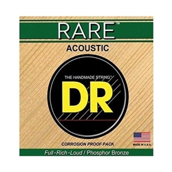 DR Strings RPML-11 Rare Phosphor Bronze Custom Light Acoustic Guitar Strings .011 | .050