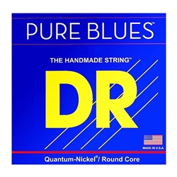 DR Strings PB-45 Pure Blues Quantum-Nickel Round Core Bass Guitar Strings .045 | .105