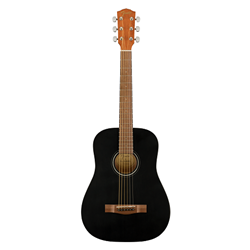 Fender®  FA-15 3/4 Scale Steel String Acoustic w/ Gig Bag - Matte Black 097-1170-106