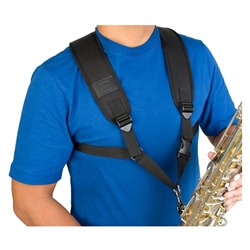 Protec  Deluxe Padded Saxophone Harness w/ Metal Snap - Large A306M