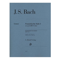 French Suite I in D Minor BWV 812 Revised Edition - Piano Solo