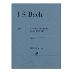 French Suite VI in E Major
BWV 817 Revised Edition
