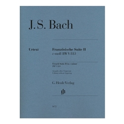 French Suite II in C Minor
BWV 813 Revised Edition