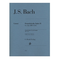 French Suite IV in Eb Major
BWV 815 Revised Edition