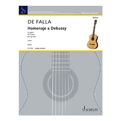 Homenaje a Debussy for Classical Guitar