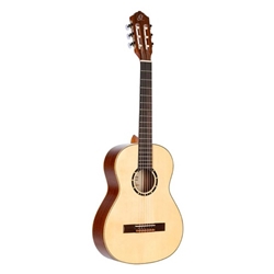 Ortega  Family Series 3/4 Nylon String Guitar w/ Bag - Natural R121G-3/4
