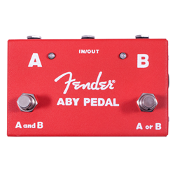 Fender®  2-Switch ABY Pedal - Red 023-4506-000