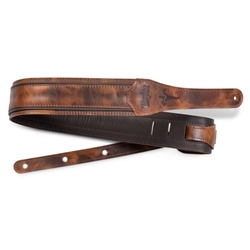 Taylor Guitars  2.5" Leather Fountain Guitar Strap - Weathered Brown 4125-25