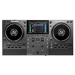 Numark  Mixstream Pro Go - Battery-Powered Standalone Streaming DJ Controller w/ Amazon Music MIXSTREAMPRO-GO