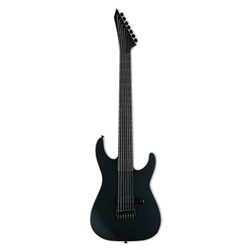 ESP  LTD M-7HT Baritone Black Metal 7-String Electric Guitar w/ Macassar Ebony Fingerboard LM7BHTBKMBLKS