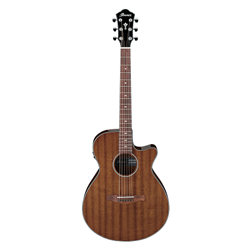 Ibanez  Steel String Acoustic/Electric Guitar w/ Walnut Fingerboard - Natural Mahogany AEG62NMH