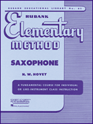 Rubank Elementary Method: Saxophone Elemth