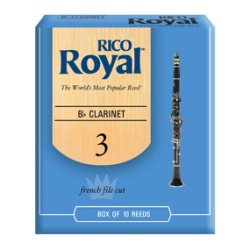 Rico  Royal Bb Clarinet Reeds - Box of 10 RCB1025