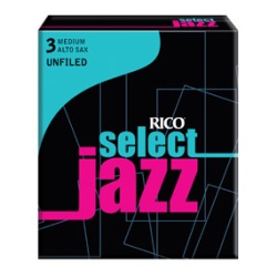 Rico  Select Jazz Unfiled Eb Alto Saxophone Reeds RRS10ASX3H