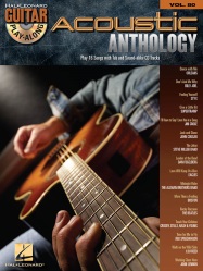 Guitar Play-Along Acoustic Anthology w / CD Volume 80