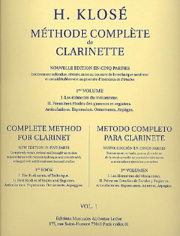 Methode De Clarinette Vol. 1
