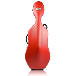 Bam 1001SWR Classic Cello Case with Wheels - Red