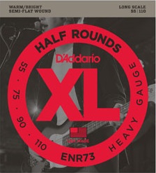 D'Addario ENR73 Half Round Heavy Bass Strings