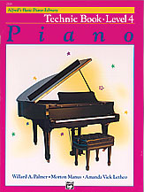 Alfred's Basic Piano Course: Technic Book 4