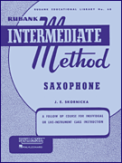 Rubank Intermediate Method Saxophone Intmth