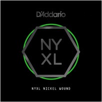 D'Addario NYNW026 NYXL .026 Nickel Wound Electric Guitar String