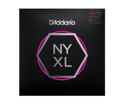 D'Addario NYXL45130 Long Scale Bass Strings, Regular Light 5-String, 45-130