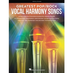 Greatest Pop/Rock Vocal Harmony Songs - PVG